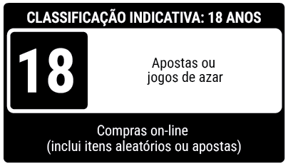 Classificação indicativa: 18 anos